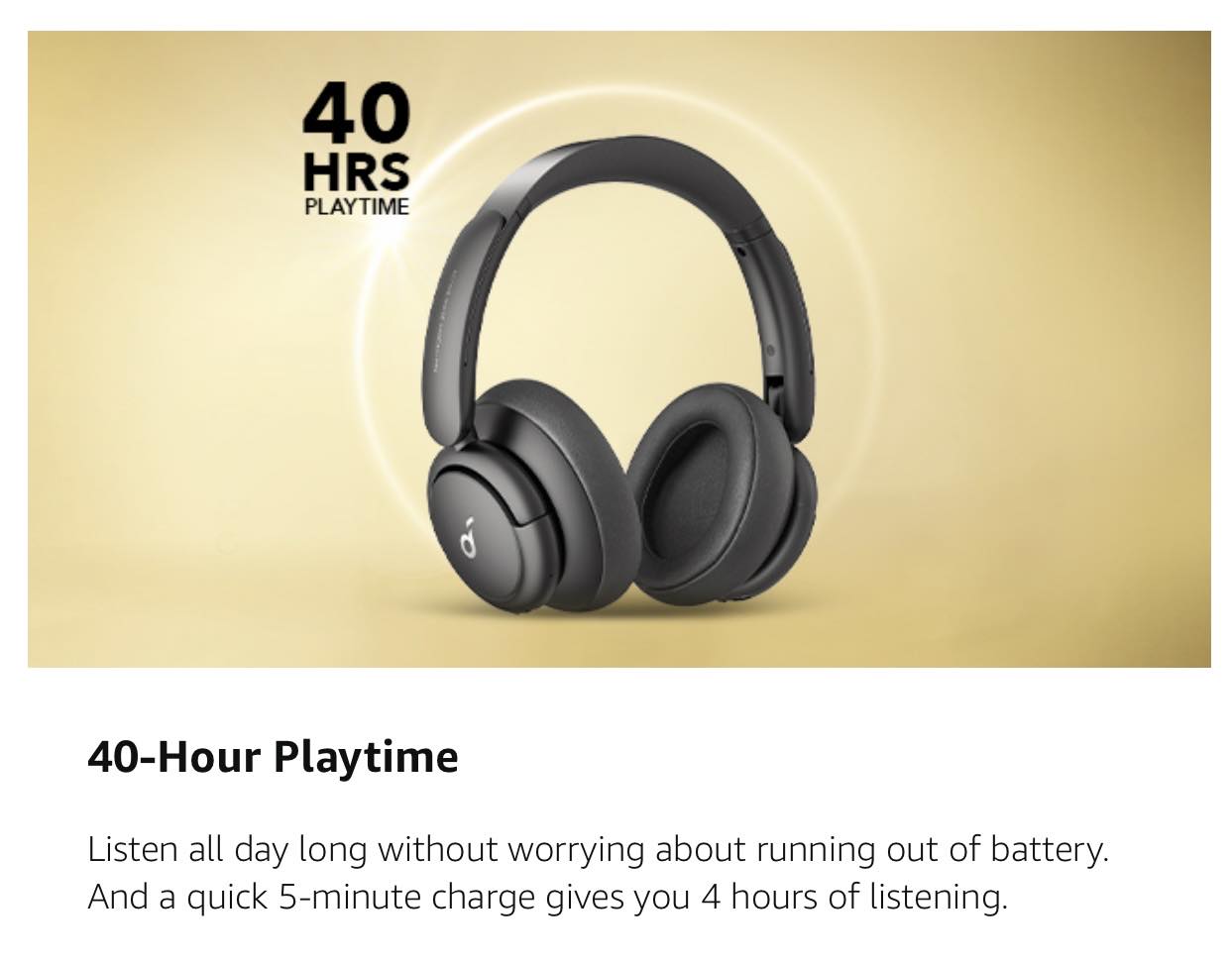 Soundcore by Anker Life Q35 Hybrid ANC BT Headphones