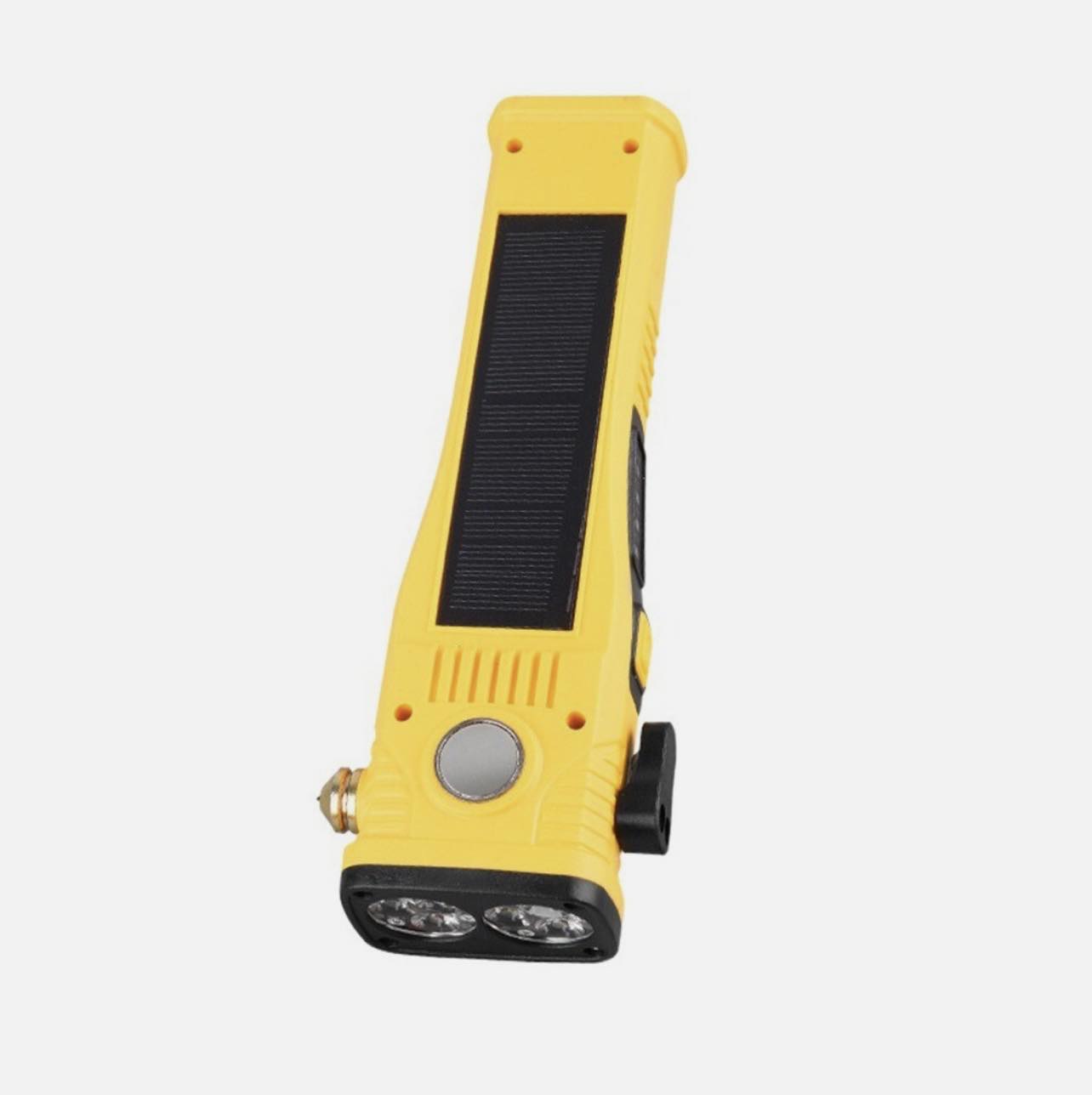 Emergency Flashlight 6LED+COB W/Magnet & Solar | W5214
