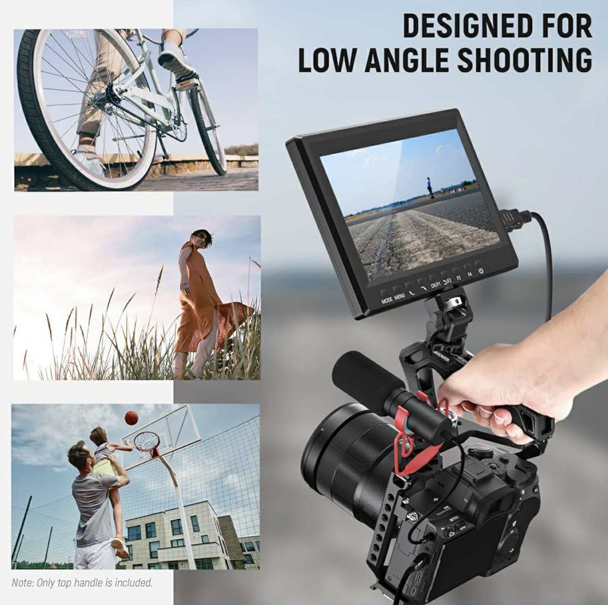 NEEWER Camera Top Handle ARRI Grip Camera Cage | CA007