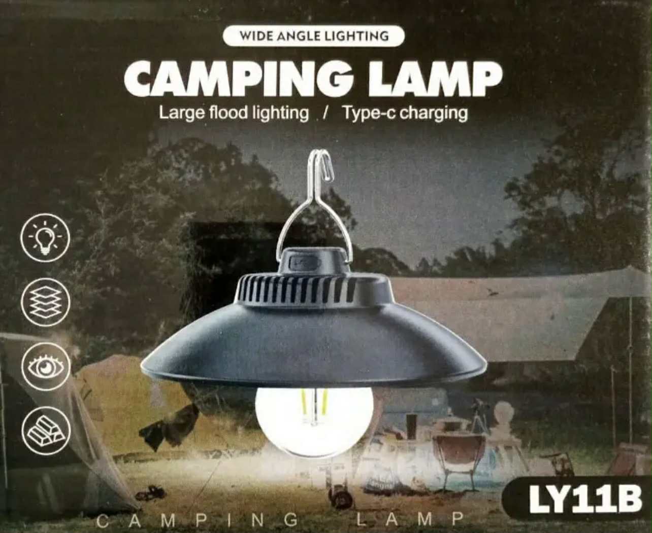 Rechargeable Retro LED Camping Light Outdoor Tent | LY11B