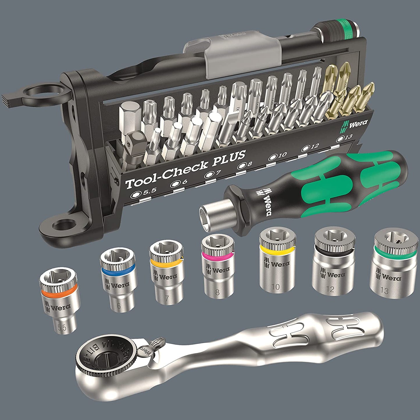 Wera 39 Pieces Tool-Check Plus bit ratchet set
