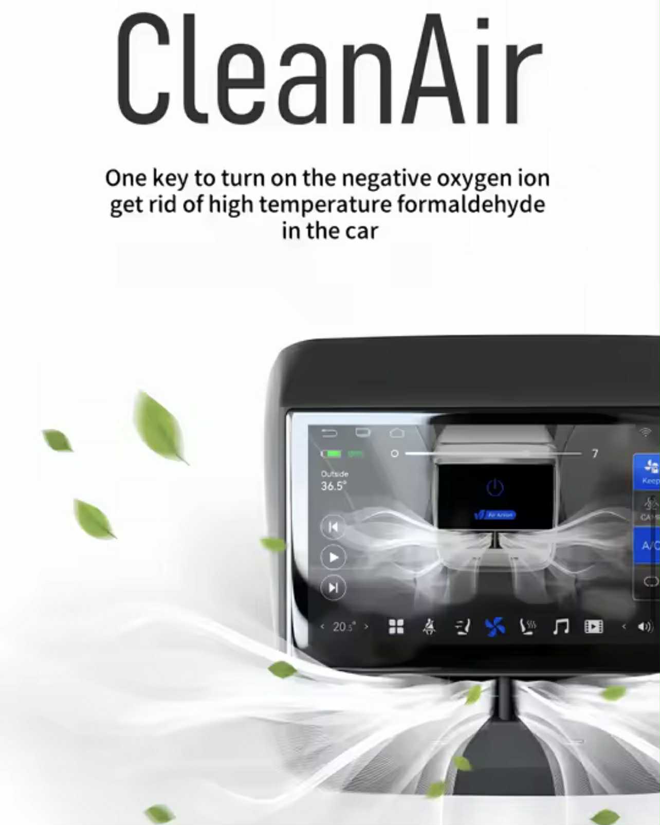 TESLA Model 3/Y Rear Seat Aircon Control & Multimedia