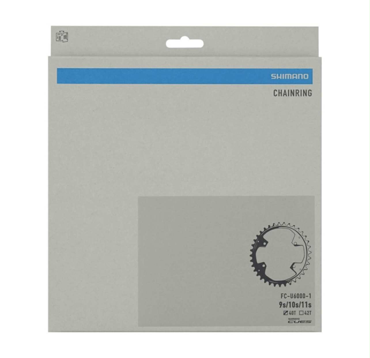 SHIMANO FC-U6000-1 Chainring 40T 9s/10s/11s