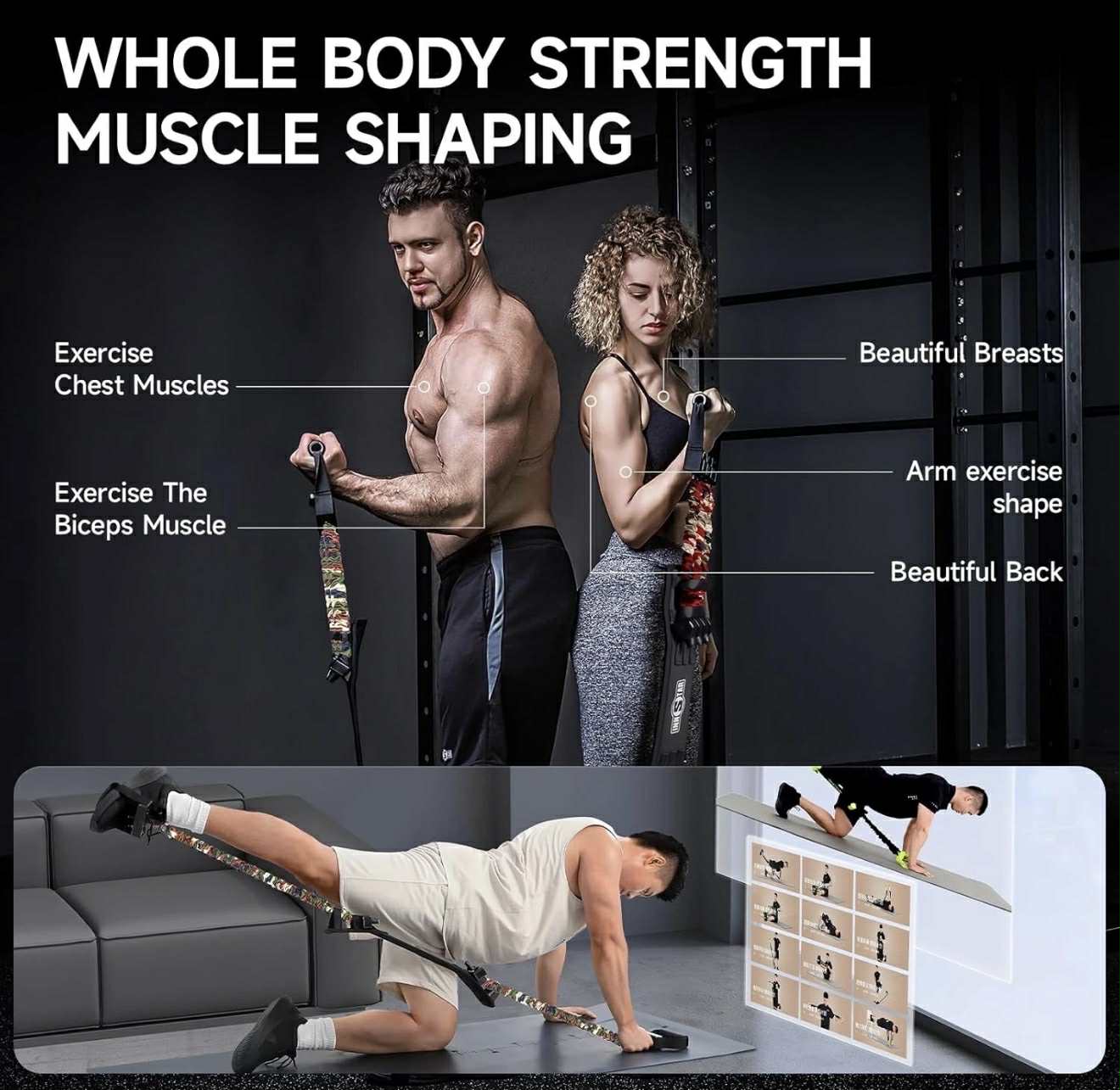 INNSTAR Adjustable Bench Press Device | 120LBS