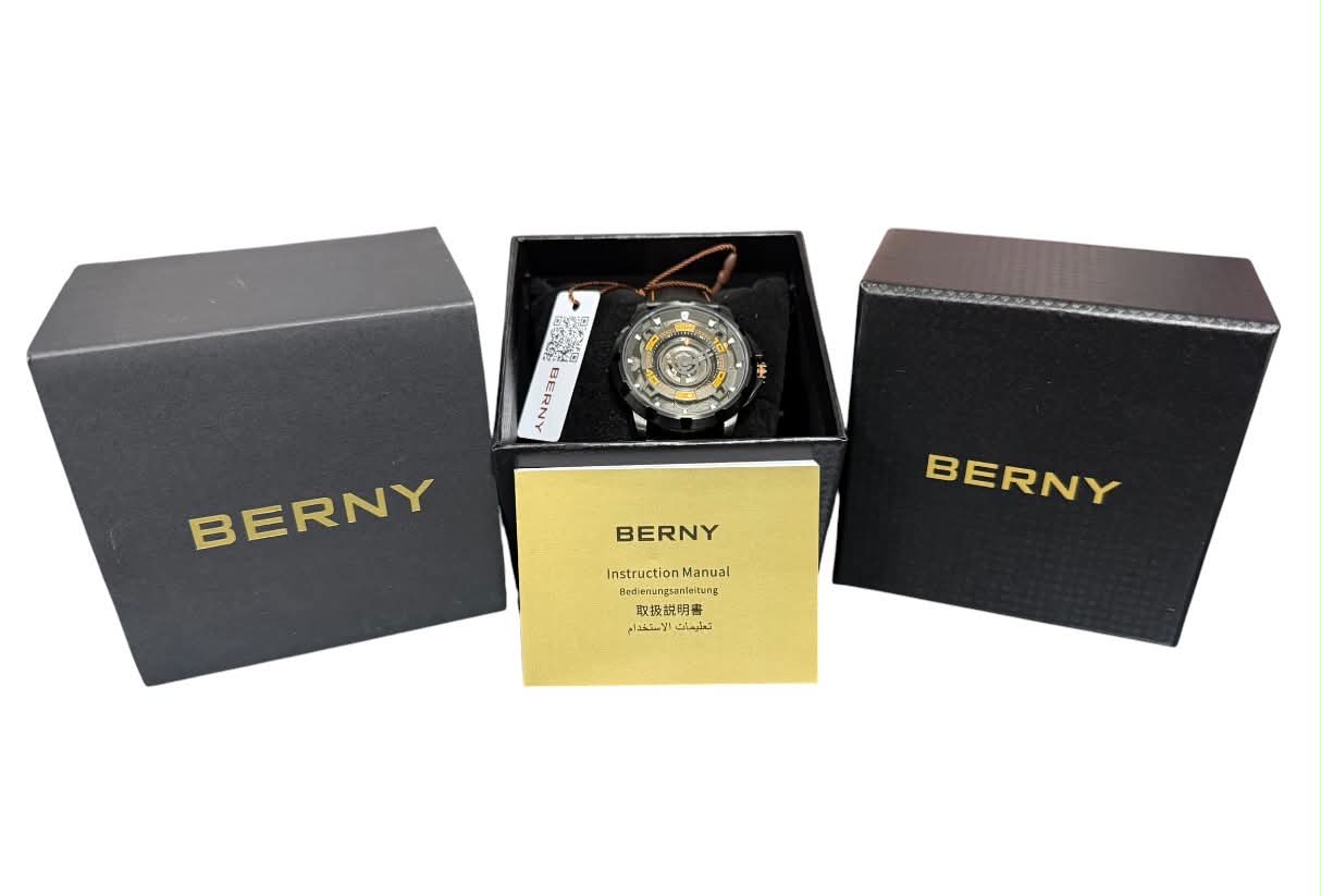 BERNY AM198M Automatic Skeleton Men’s Watch