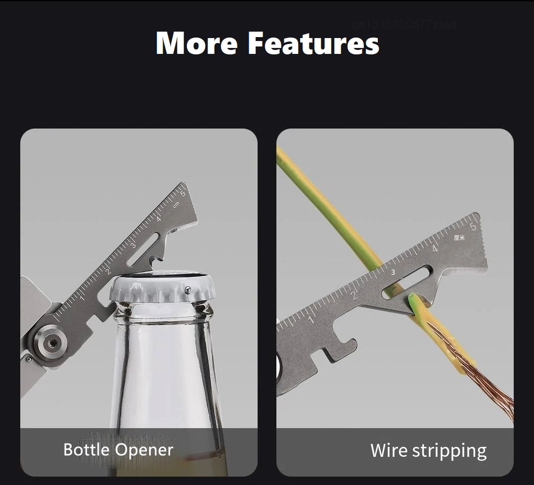 Nextool Mini EDC Multi-Tool Screwdriver Wrench Pliers Knife Bottle Opener Multifunctional Folding Pocket Hand Tools for Outdoor