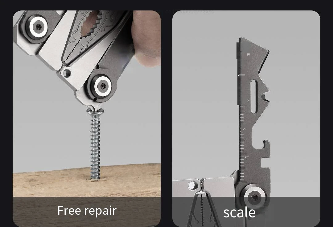 Nextool Mini EDC Multi-Tool Screwdriver Wrench Pliers Knife Bottle Opener Multifunctional Folding Pocket Hand Tools for Outdoor