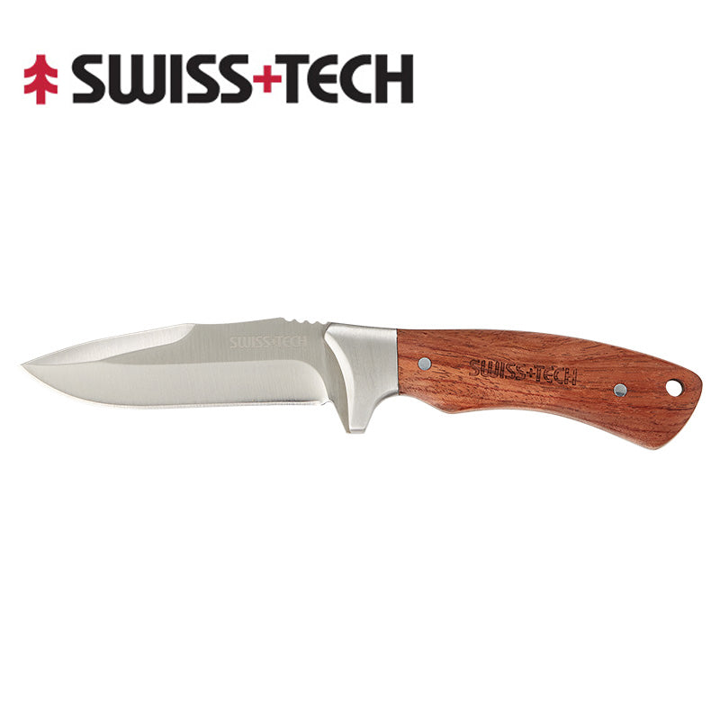 Swiss+Tech Outdoor Camping Picnic Knife High Hardness D2 Steel Knife Equipment