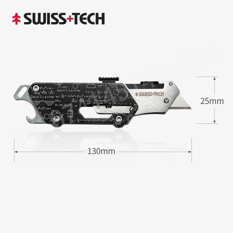 SwissTech Multi-function Art Knife Small Unpacking Express Box Opener Paper Cutting Combination Tool