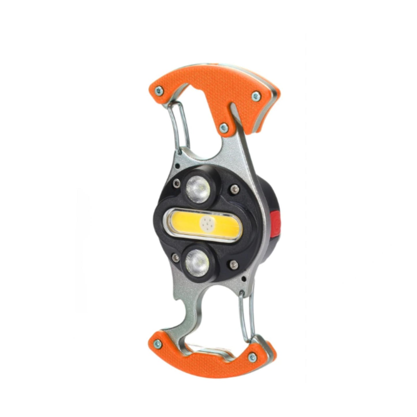 Mutifuction Portable keychain light LED Flashlight COB Emergency Lamp For Cigarette lighter Corkscrew Outdoor Camping Work Light