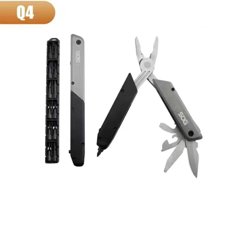 SOG Q1 / Q2 / Q3 / Q4 Pen Scissors Multifunctional Folding Pliers Bottle Opener Outdoor Combination Tool Pliers