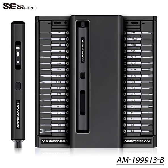 Arrowmax Electric Precision Screwdriver SES Pro 34 in 1