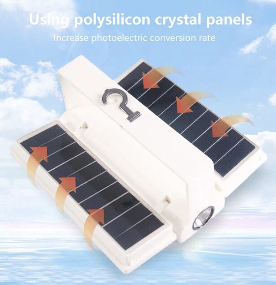 2 in 1 Solar Camping Light 5 Modes Dimmable Waterproof Solar Lantern Flashlight