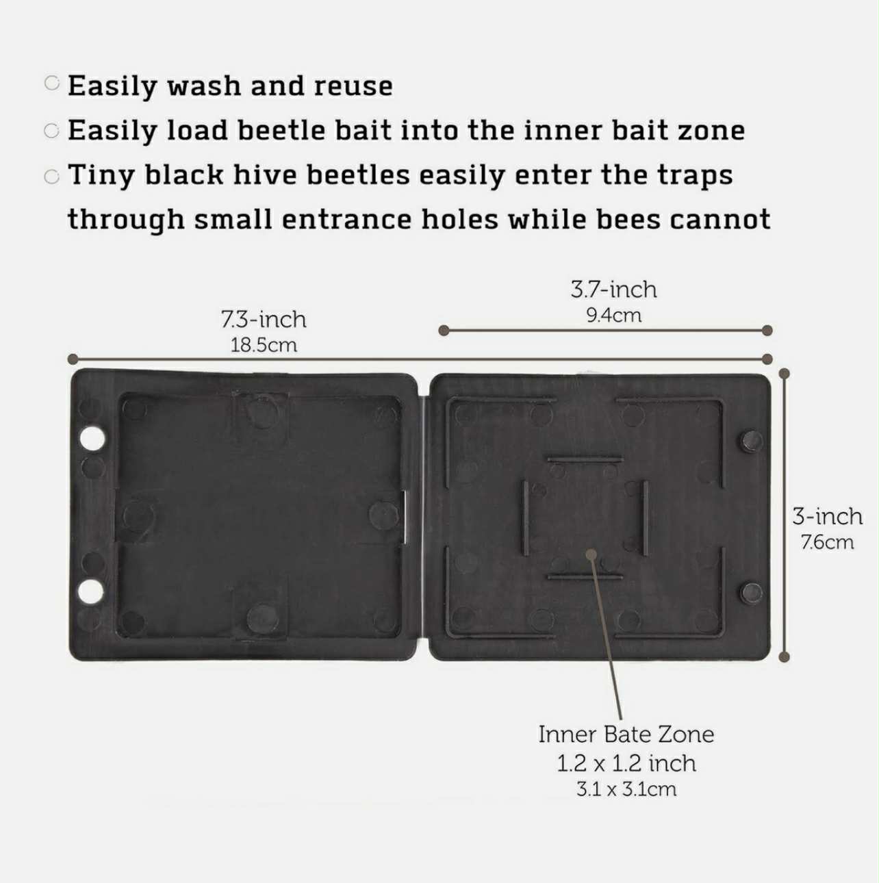 30pcs Hive Beetle Trap Beetle Barn Trap Set