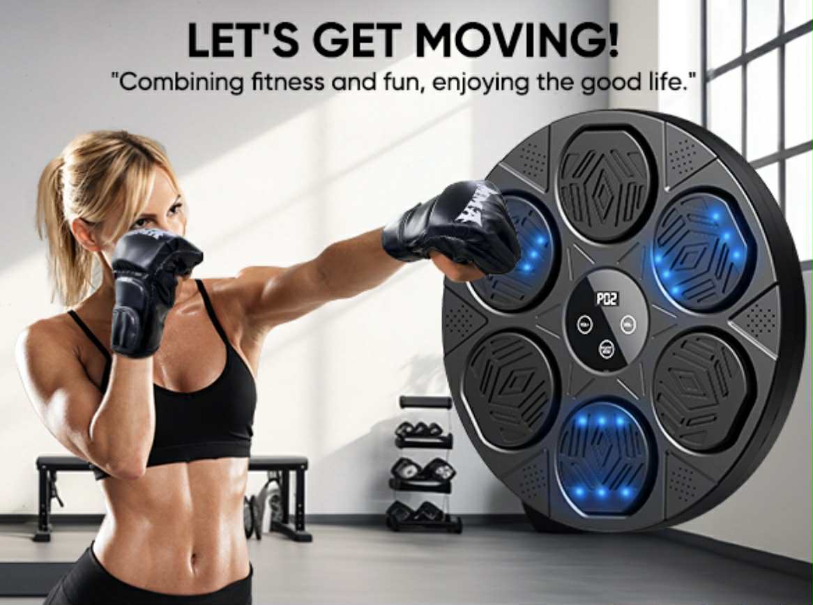 MDHL QJB-55 Music Boxing Training Machine W/Boxing Gloves