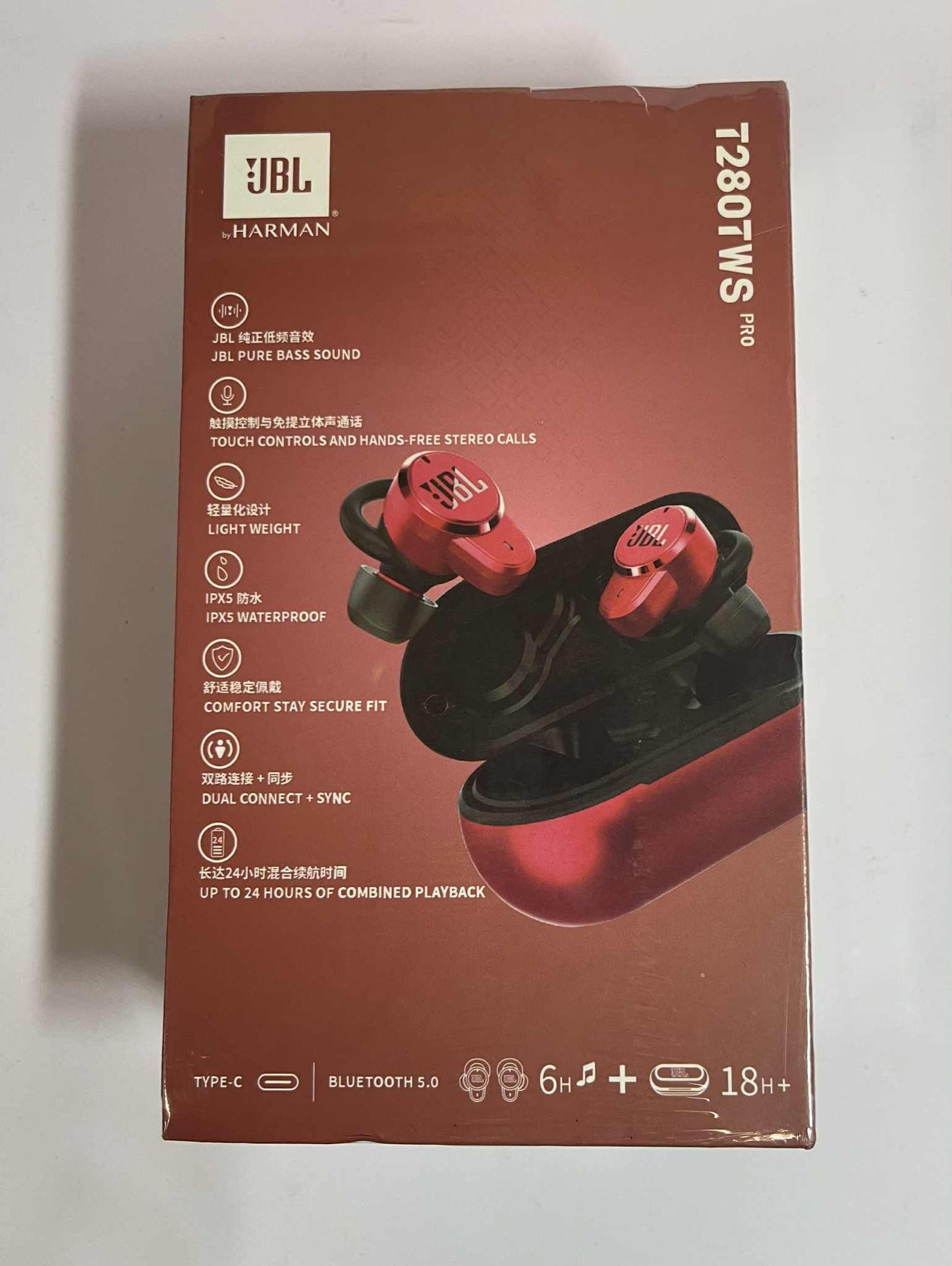 JBL by HARMAN T280TWS PRO True Wireless Earbuds