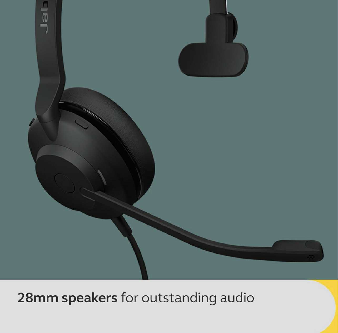 Jabra Evolve2 30 Wired Headset W/Dual ANC Mic | USB-C UC Mono