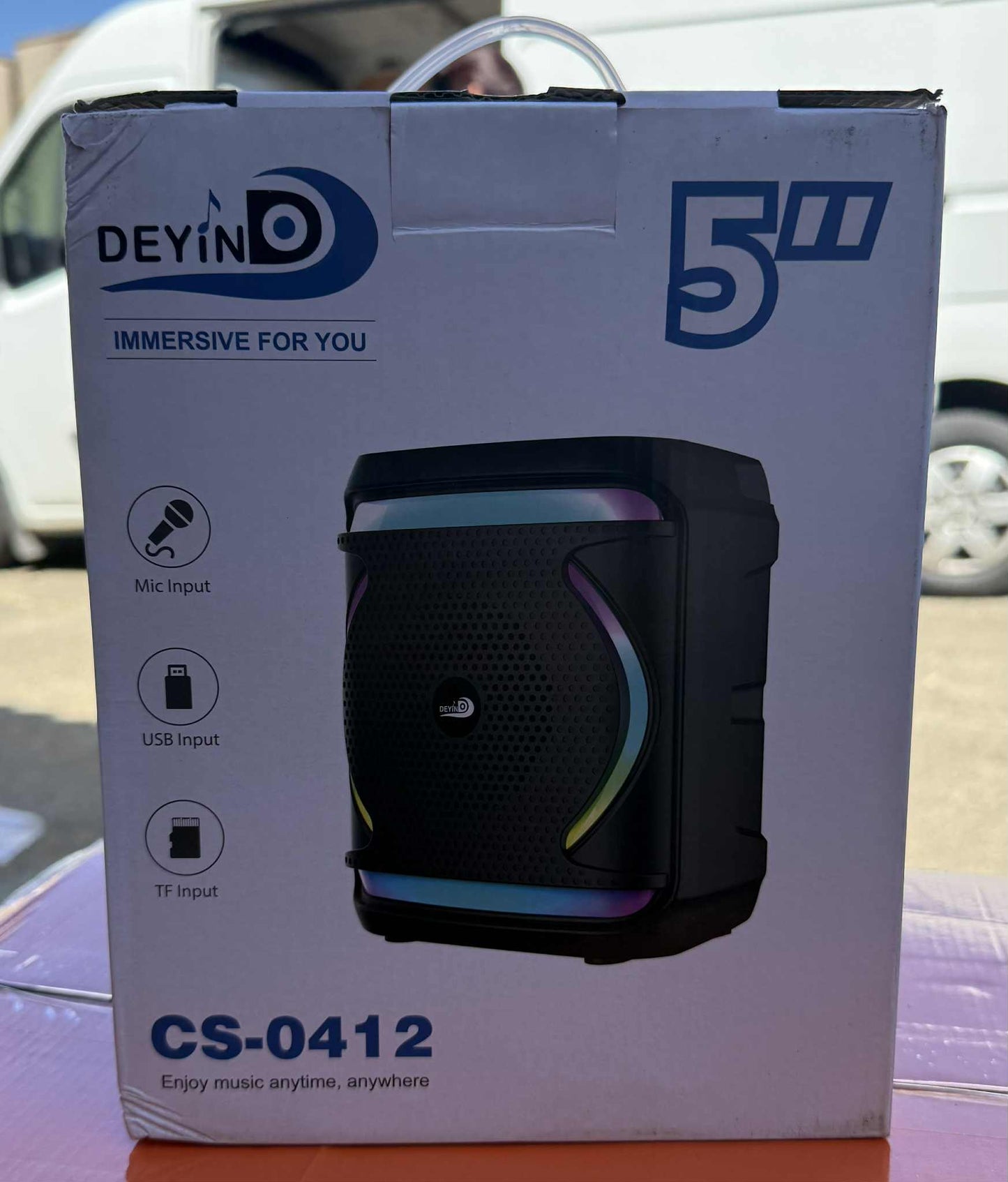 DEYIND BT Speaker 5” RGB LED Lights | CS-0412