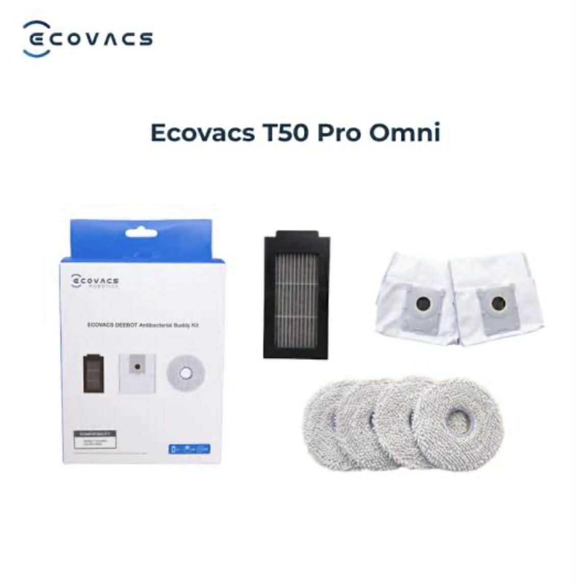 ECOVACS DEEBOT T50 PRO OMNI Antibacterial Buddy Kit