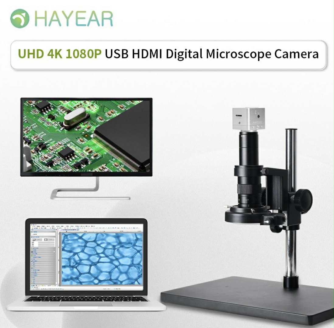 HAYEAR HD Industrial Camera 4K UHD Digital Microscope Eyepiece Camera W/Remote