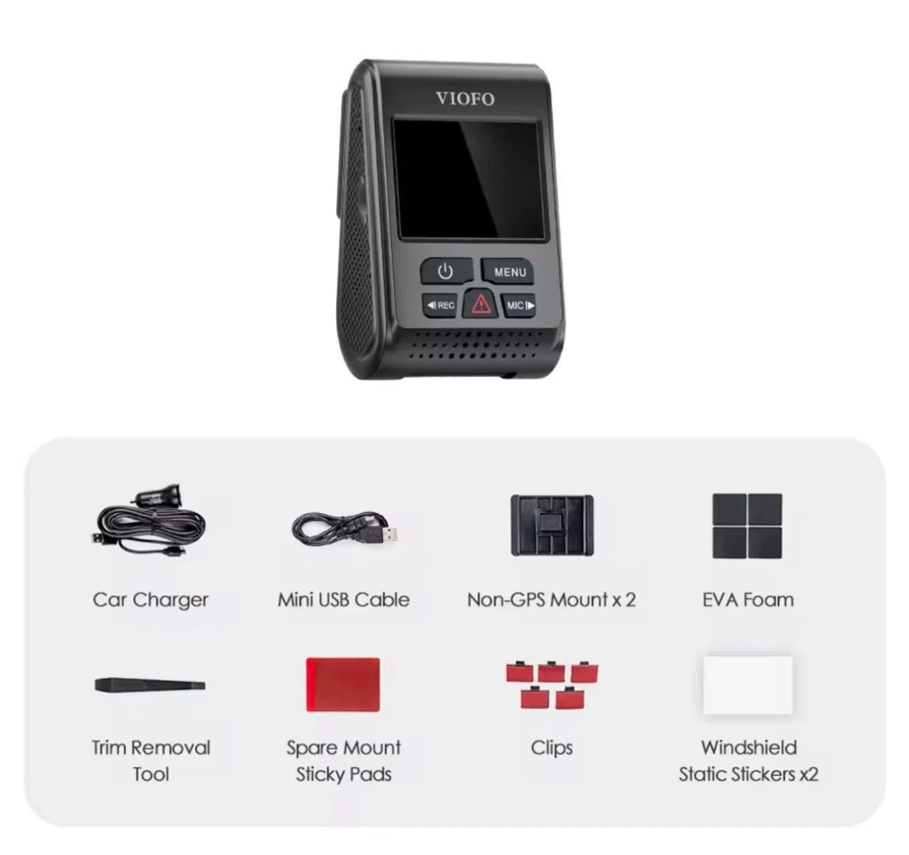 VIOFO A119 V3 Quad HD+ Car Front Dash Camera