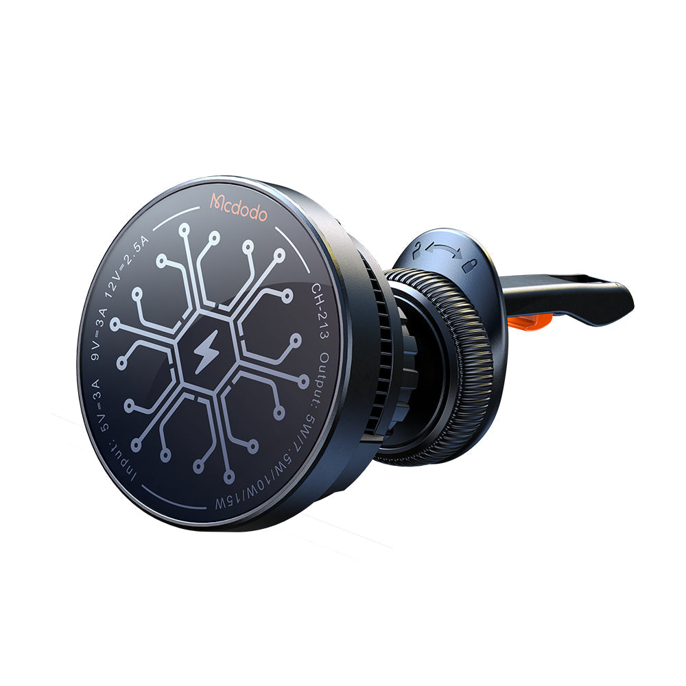 Mcdodo Fast cooling 15W CH-2130 Magnetic Radiator Wireless Car Charger