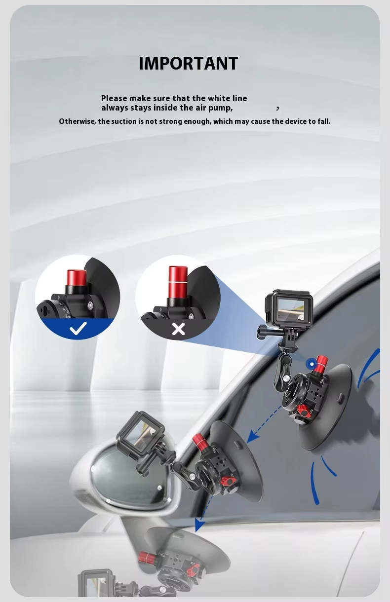 Neewer 6" Camera or phone Suction Cup Gimbal