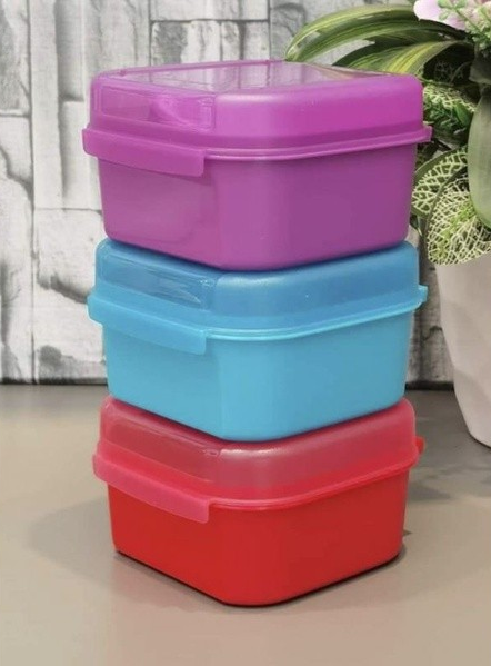 Tupperware 450ml signature hinged square