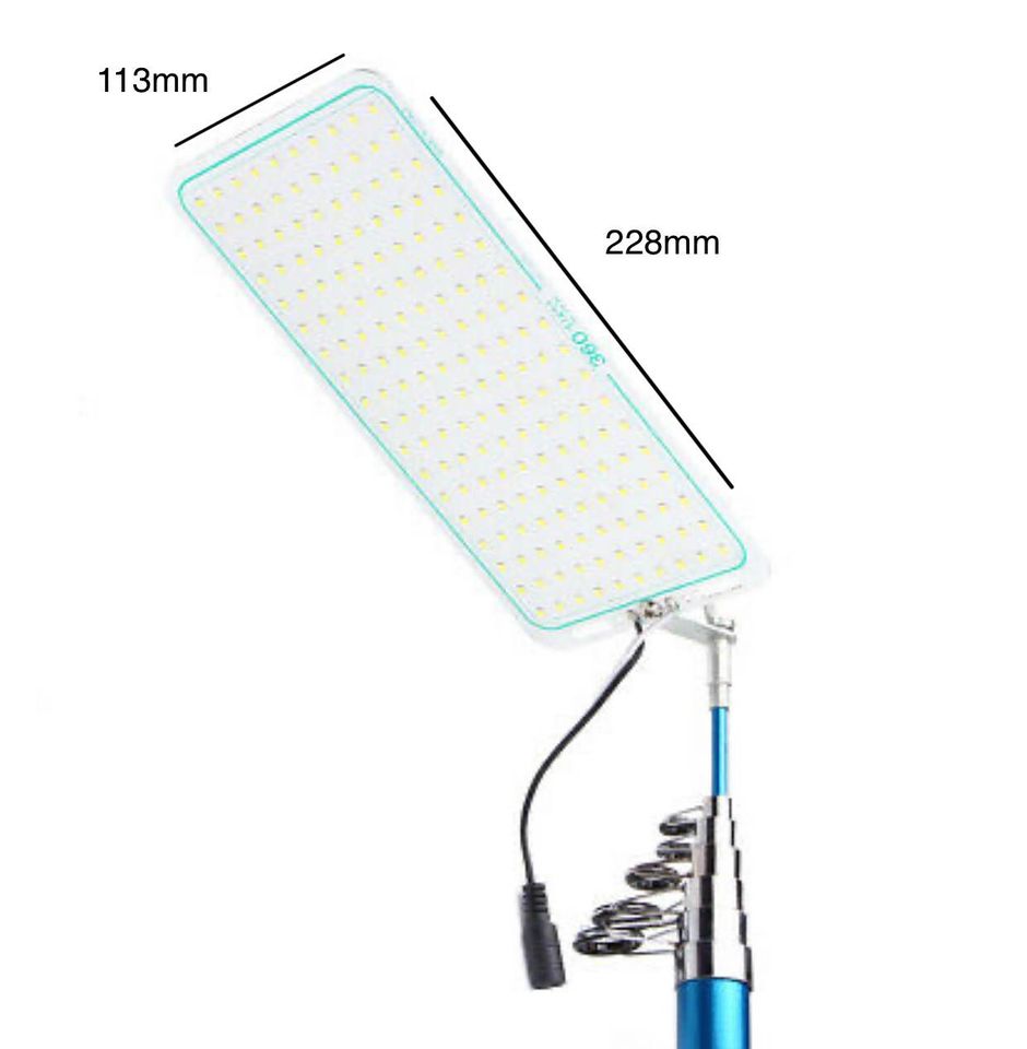 5M 12V Portable 360° Telescopic LED Rod Camping Light | 2 Models