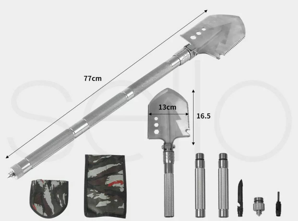 Multifunction Tactical Camping Folding Shovel