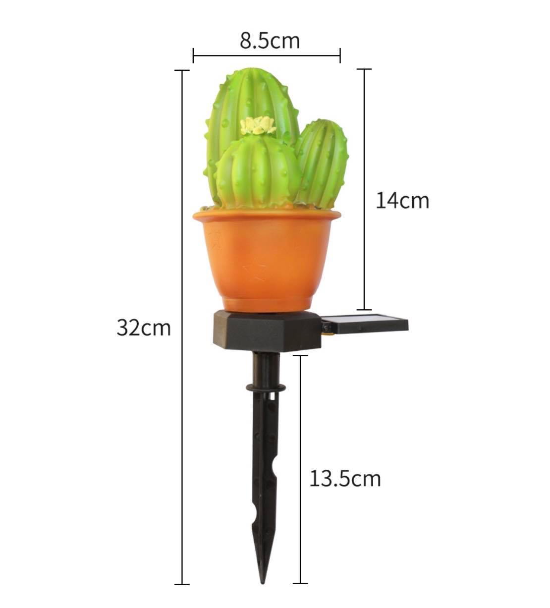 Décor Solar Powered LED Lawn Light Weatherproof Stake Lamp Landscape Décor