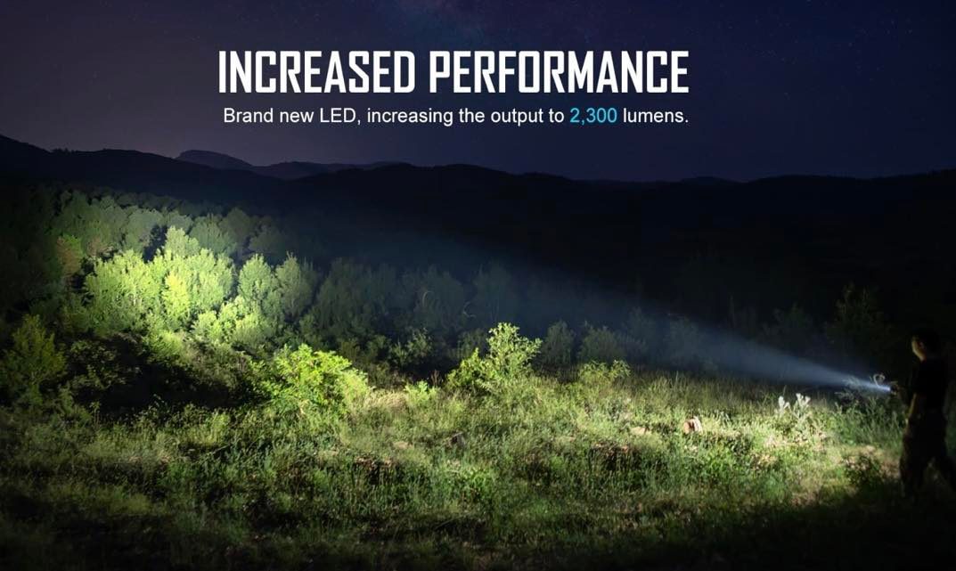 OLIGHT Limited Edition | Warrior 3 Dual-Switch Tactical Torch 2300LM 300M | Scarlet Gradient