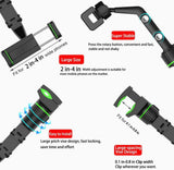 Universal Clip Cellphone Holder Multi-Joint Flexible Adjustment | Black+Green