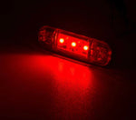 Single Colour 3 LED Side Marker Lights 12-24V Car Truck External Lights Warning Tail Light