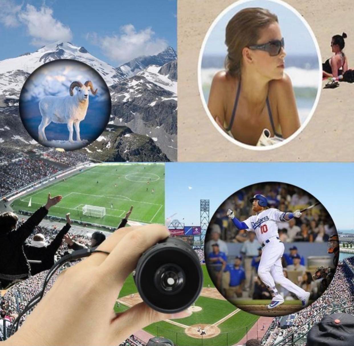 Prism Monocular Mobile Phone Telescope Long Range High Zoom | KL1040