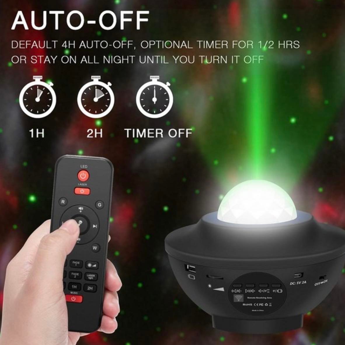 Starry Music Projector Light W/BT Speaker | PBL-XK01