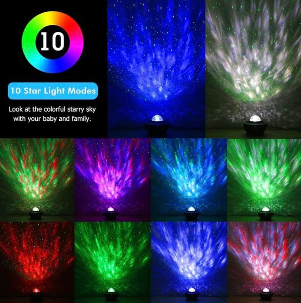 Starry Music Projector Light W/BT Speaker | PBL-XK01