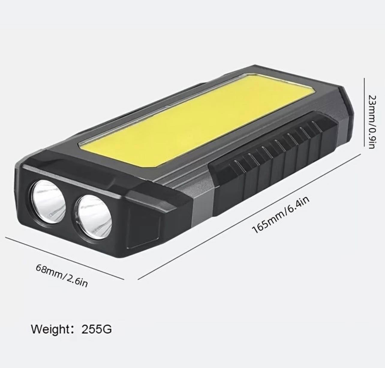 Multifunctional Work Light 2*XPE LED + White/Red COB W/Magnet | Grey | KXK-586