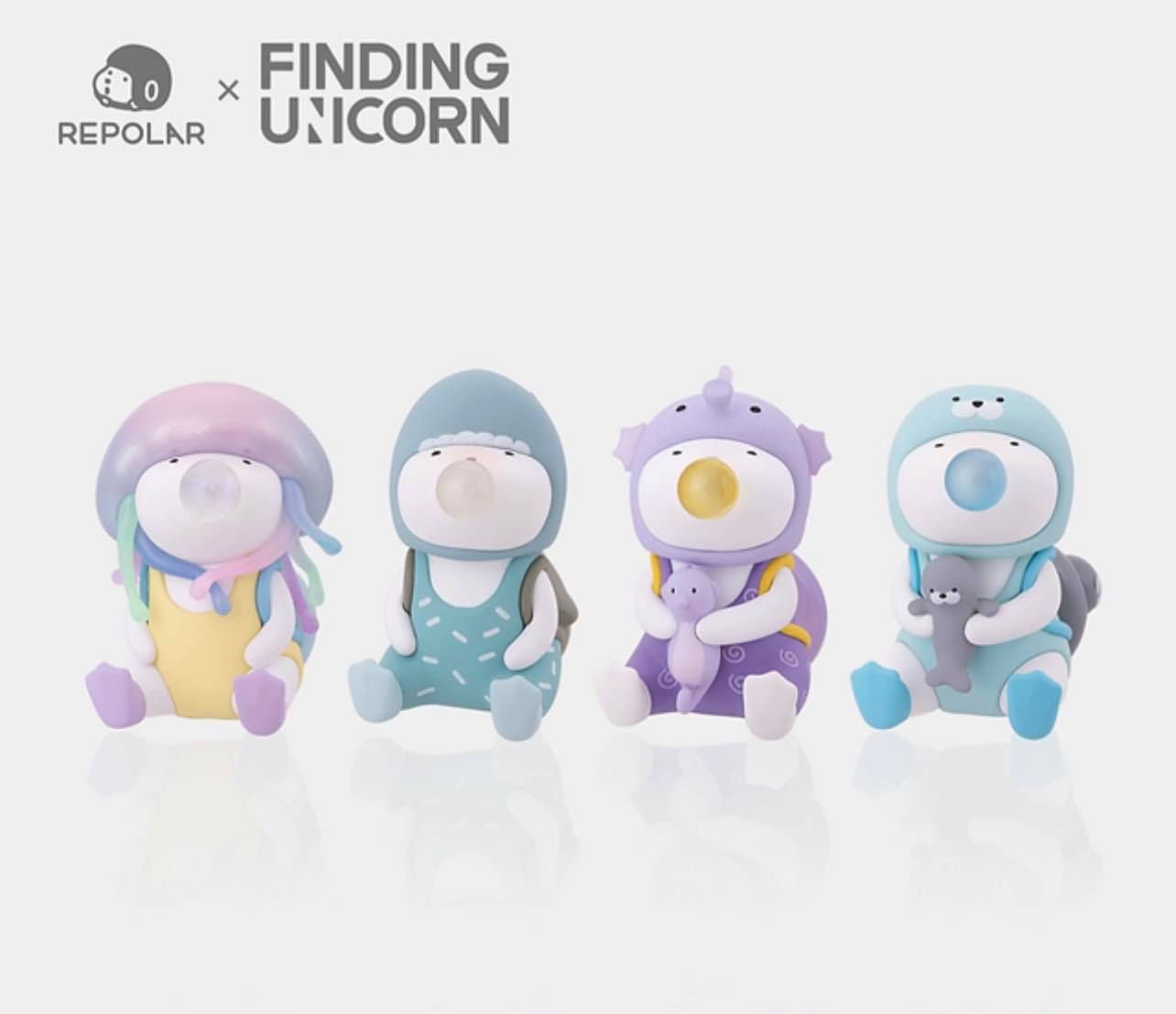 F.Un x REPOLAR - Marine Creature Series Blind Box Set | 12pcs/Box