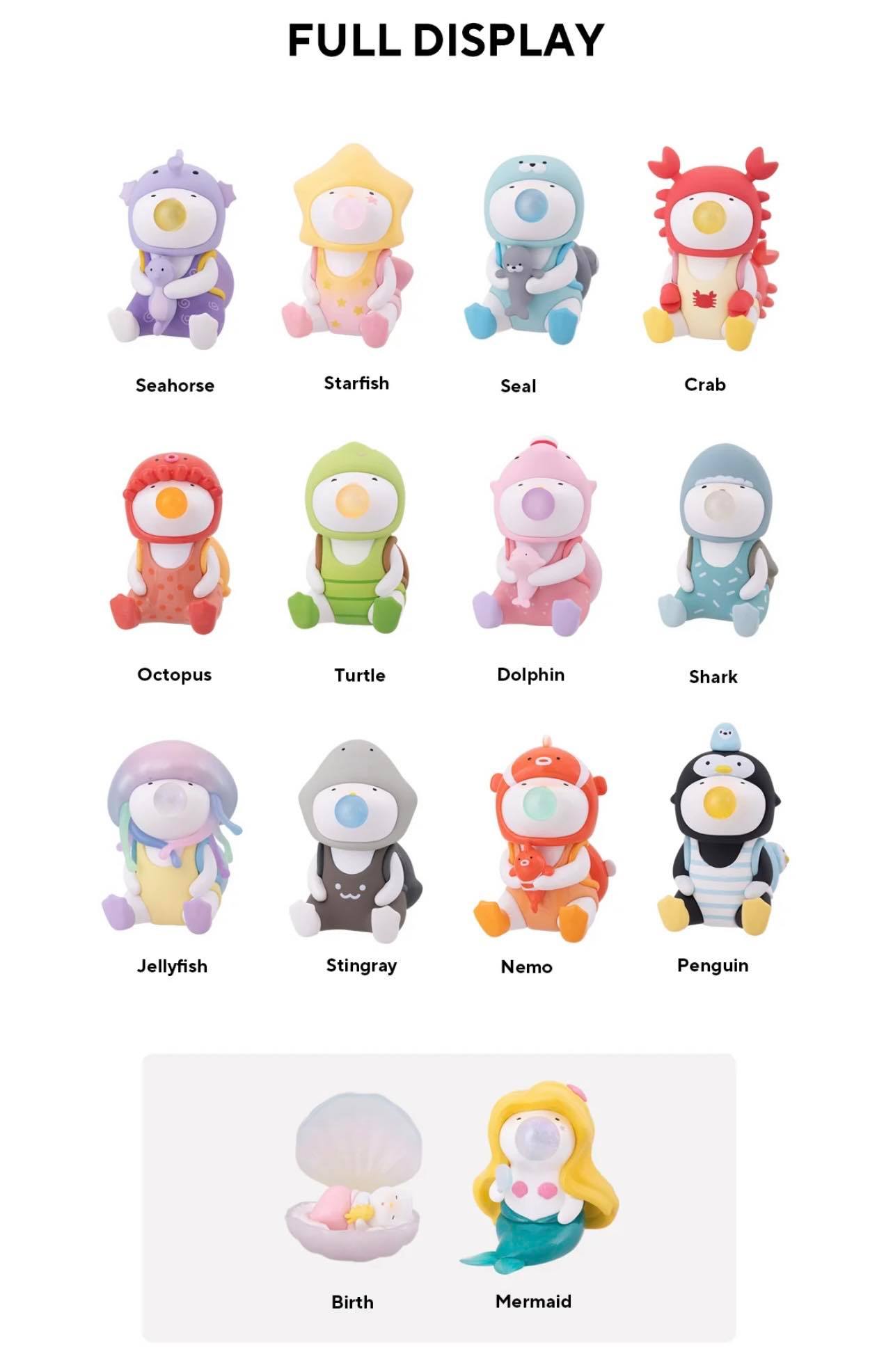 F.Un x REPOLAR - Marine Creature Series Blind Box Set | 12pcs/Box