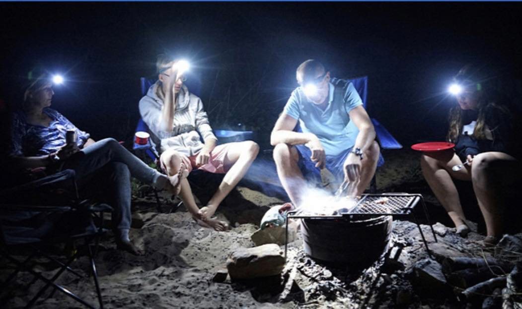 Silicone XPG+COB LED Wave Induction Headlamp Lightweight | KXK-801