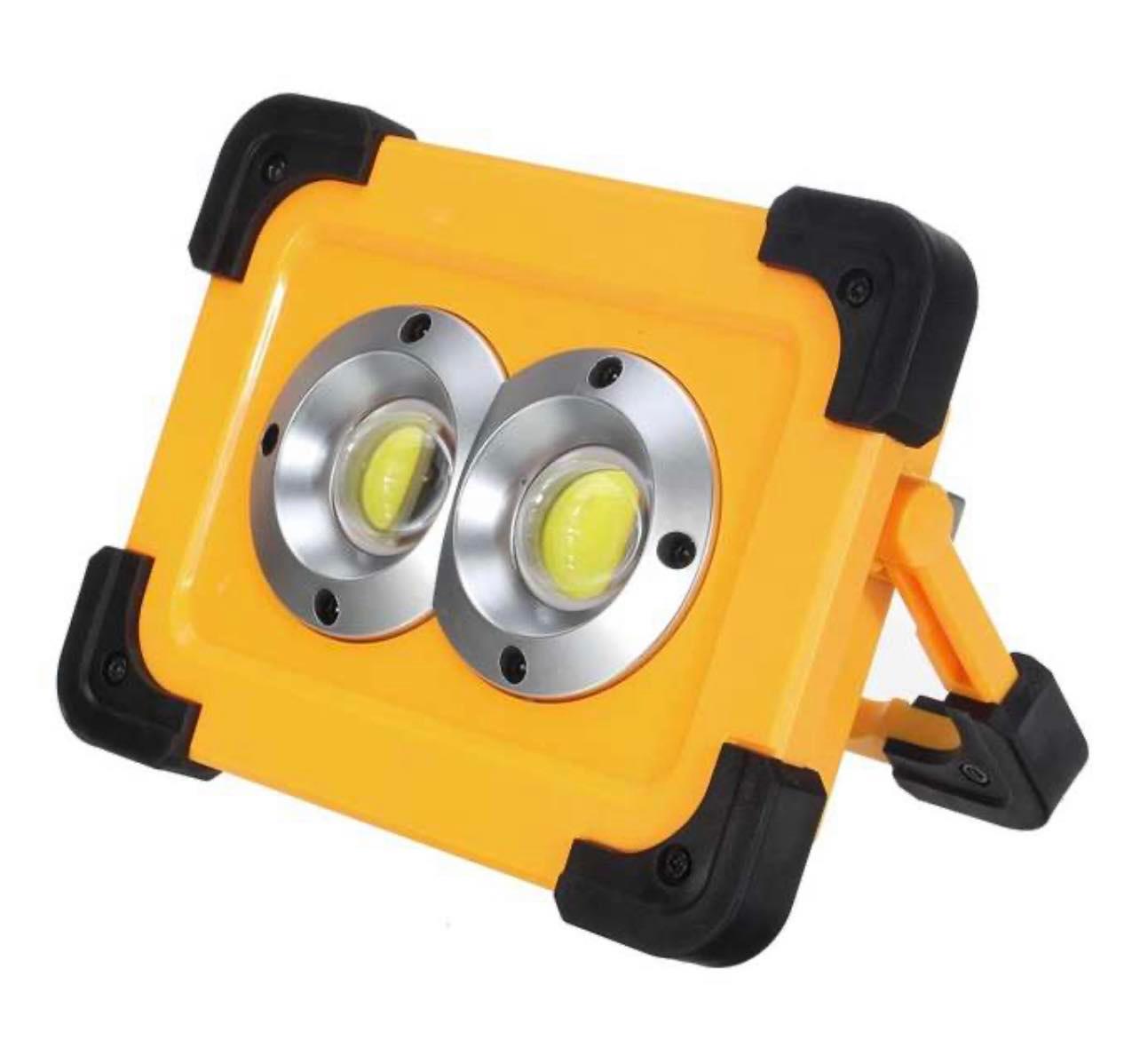 25W 1500LM Portable LED COB Work Light Solar Charge