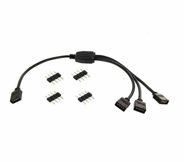 4 Pin RGB 1 to 2 or 3 Way Splitter Connector