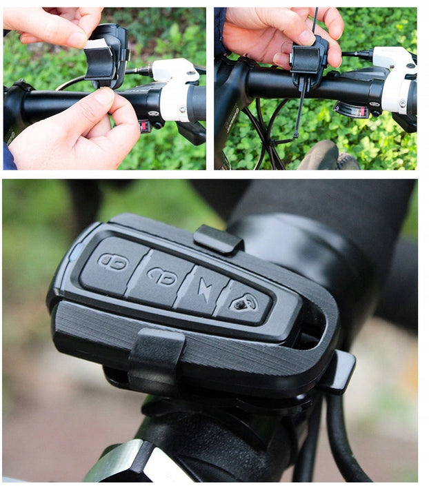 Rear Bicycle Light & Siren - Antusi Gold Cicada A8