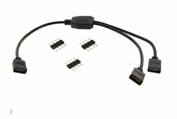 4 Pin RGB 1 to 2 or 3 Way Splitter Connector