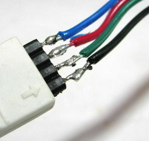4 Core RGB Flexible Extension Cable