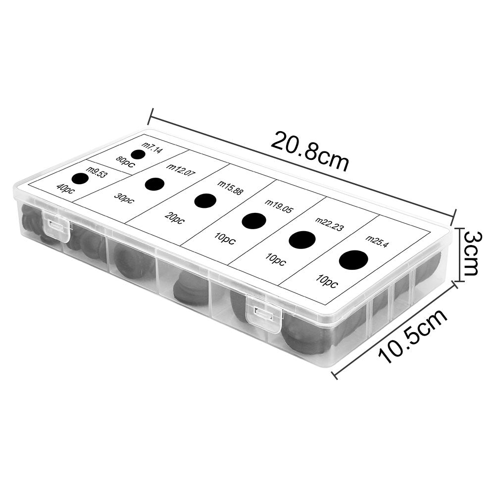 200 PC Rubber Grommet Kit