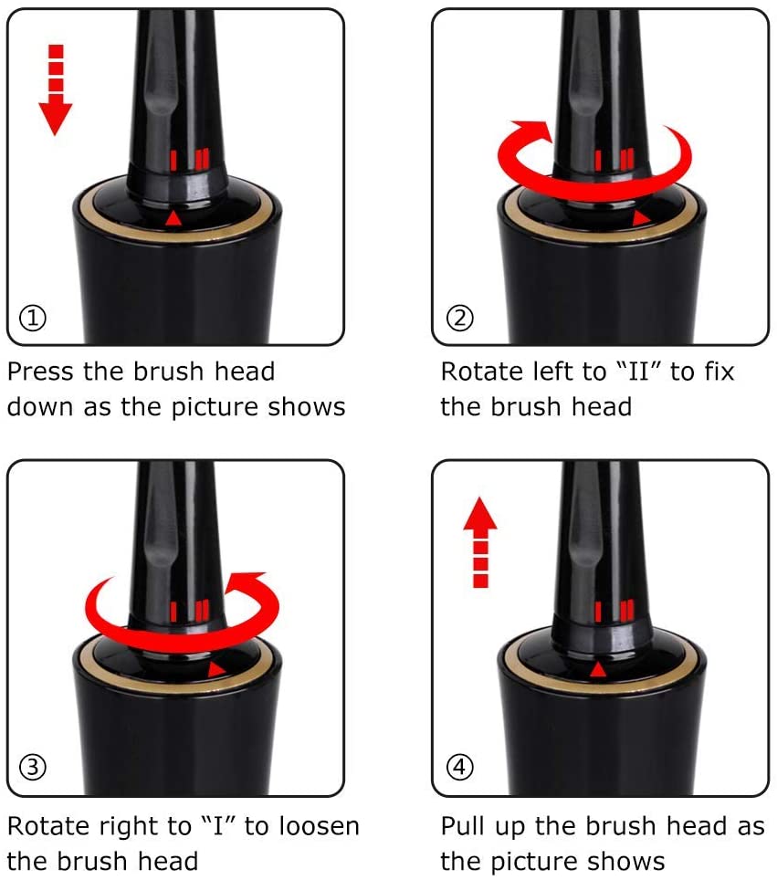 Mornwell Electric Toothbrush USB Fast Charging 3 Modes Rotary Toothbrush