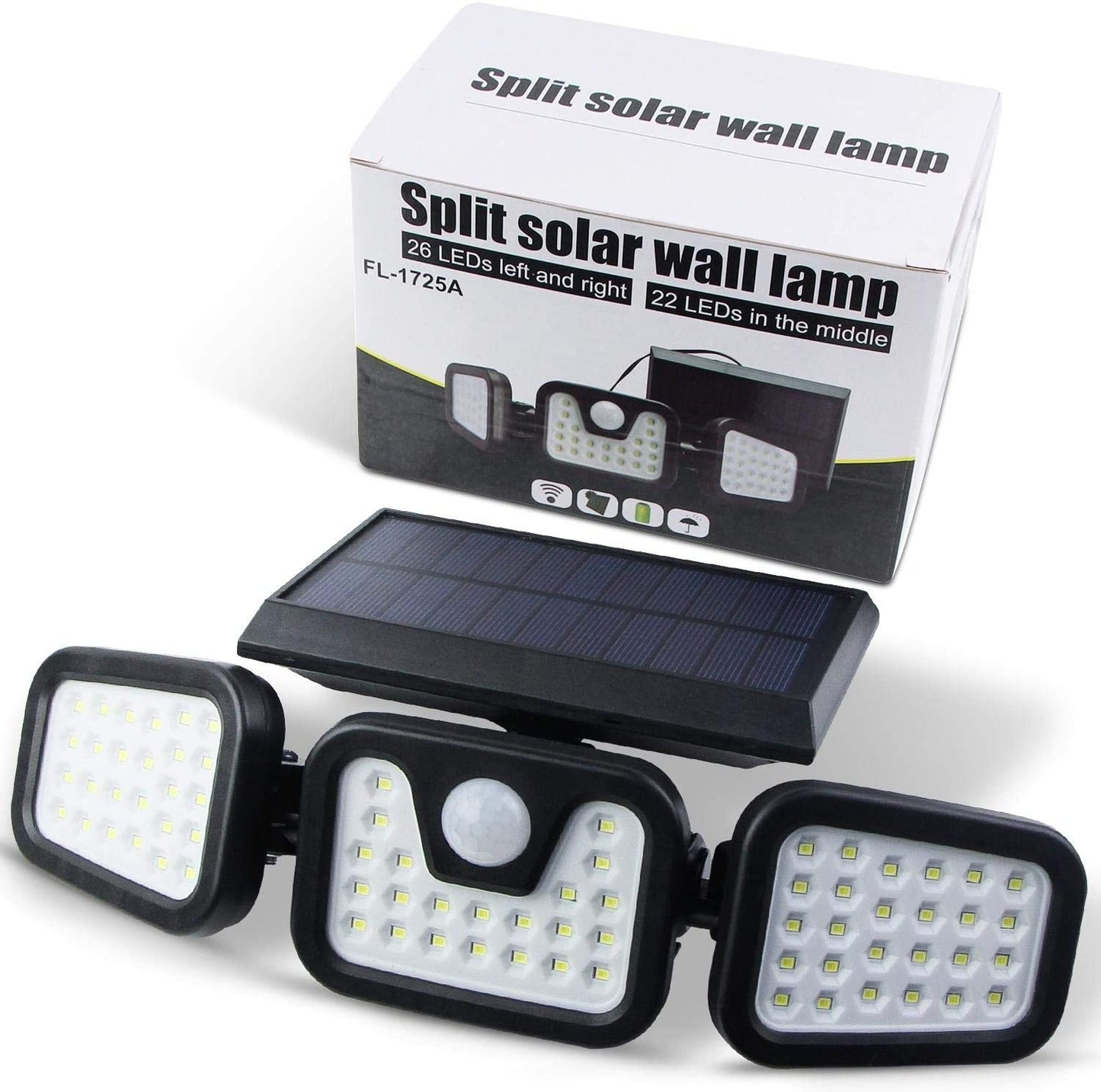 3 Head Solar Motion Sensor Light Outdoor | FL-1725A