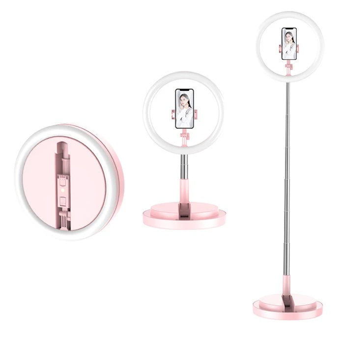 Foldable Ring Light with Built in Stand
